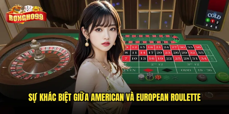 American Roulette Rongho99 có mang lại trải nghiệm casino thực? 2 Sự khác biệt giữa American và European Roulette