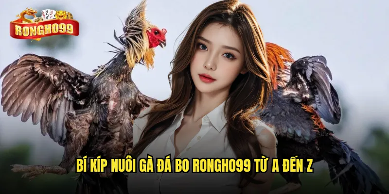 Bí kíp nuôi gà đá bo Rongho99 từ A đến Z