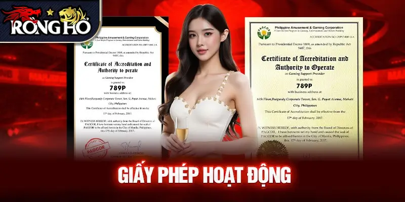 Trang chủ 20 Giấy phép hoạt động hợp pháp